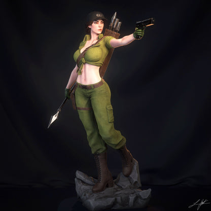 Abe3D Lady Jaye Resin Statue Handmade Hand Painted 1/4 1/6 Scale Collectible