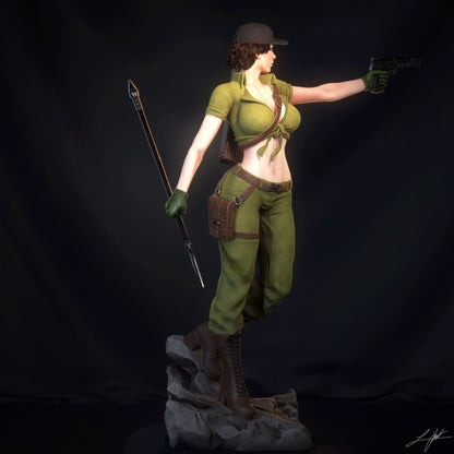 Abe3D Lady Jaye Resin Statue Handmade Hand Painted 1/4 1/6 Scale Collectible