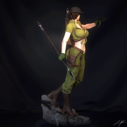 Abe3D Lady Jaye Resin Statue Handmade Hand Painted 1/4 1/6 Scale Collectible