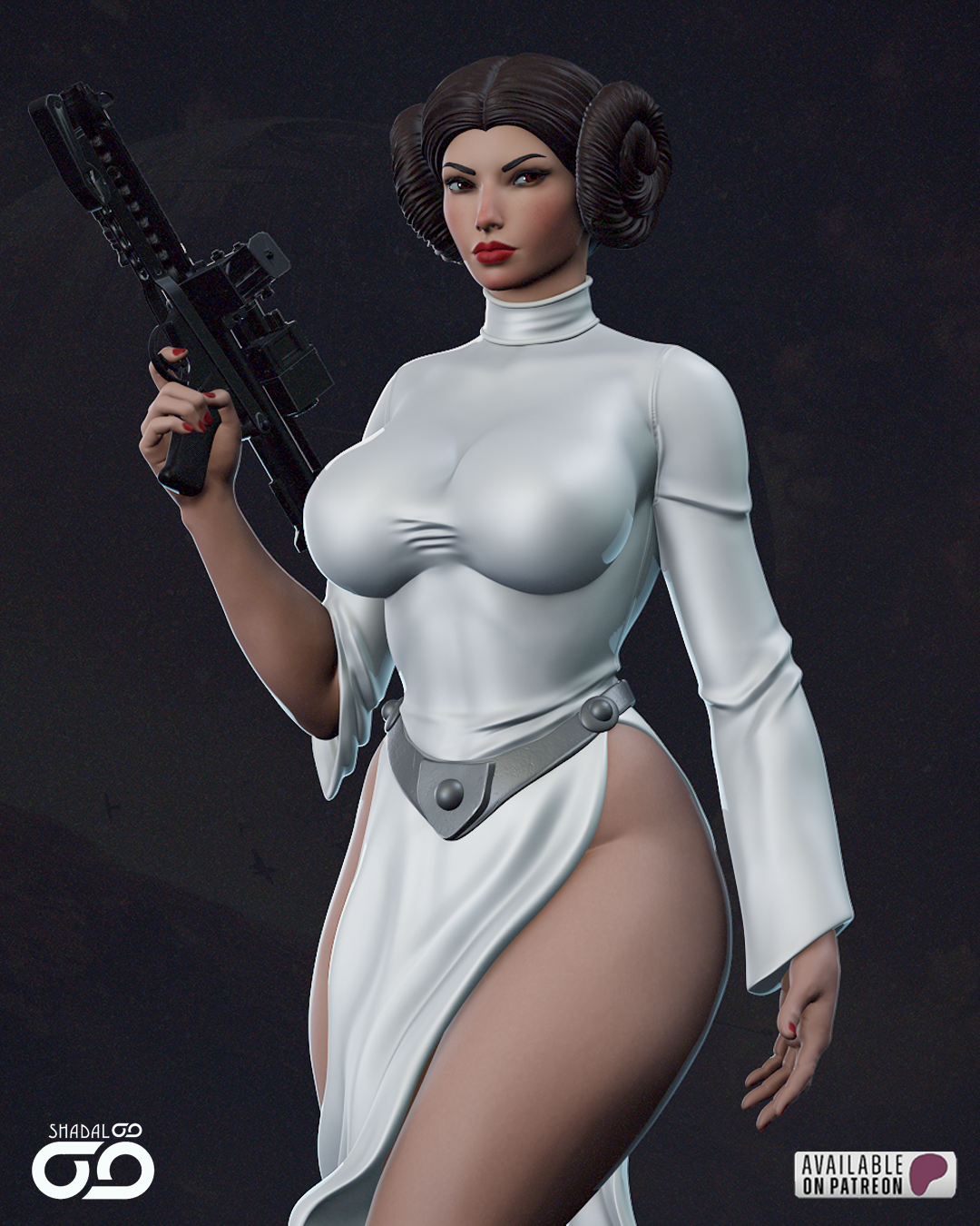 Princess Leia 1/6 Scale Hand Painted Handmade Collectible Figure Statue
