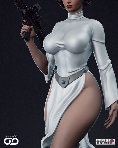 Princess Leia 1/6 Scale Hand Painted Handmade Collectible Figure Statue
