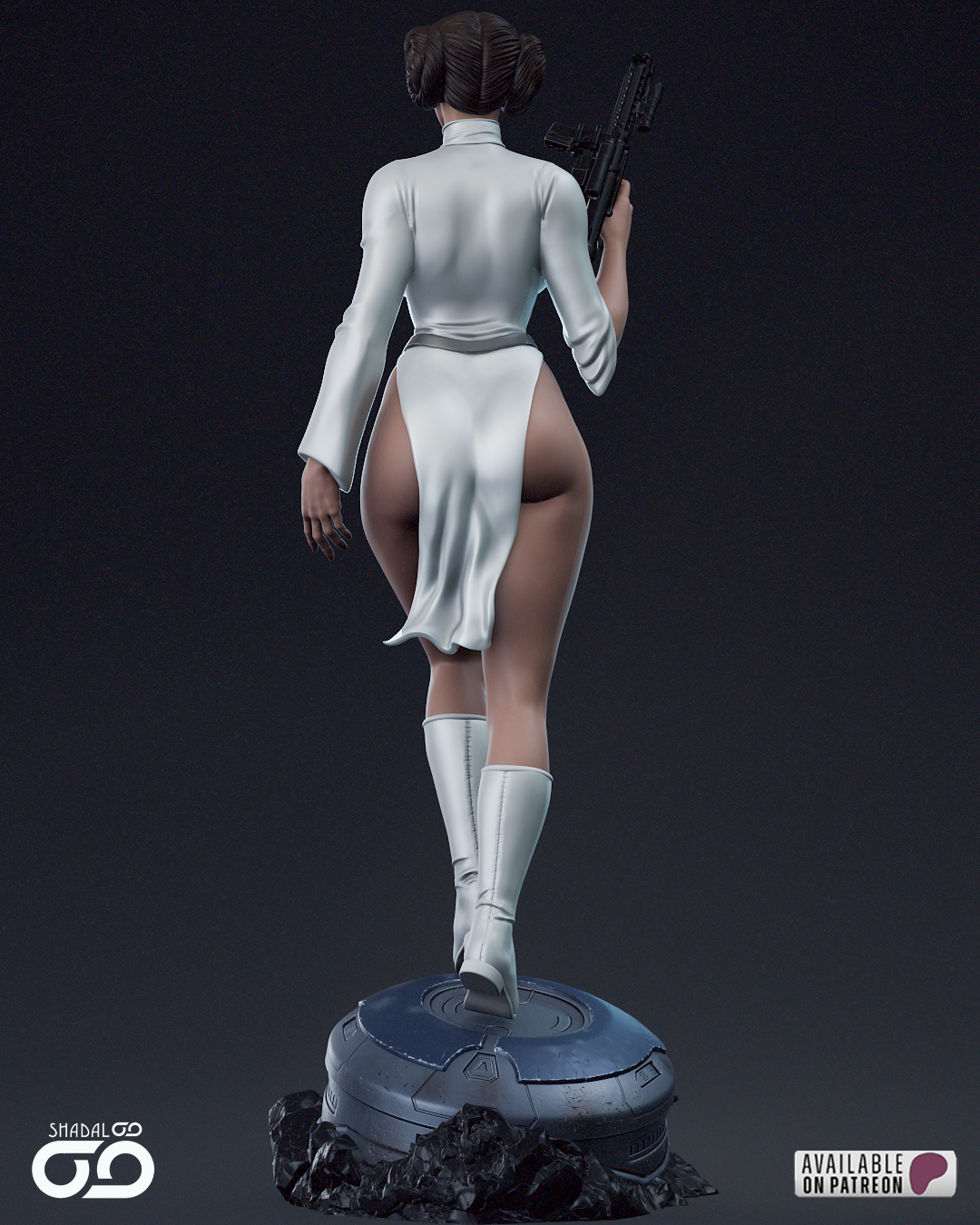 Princess Leia 1/6 Scale Hand Painted Handmade Collectible Figure Statue