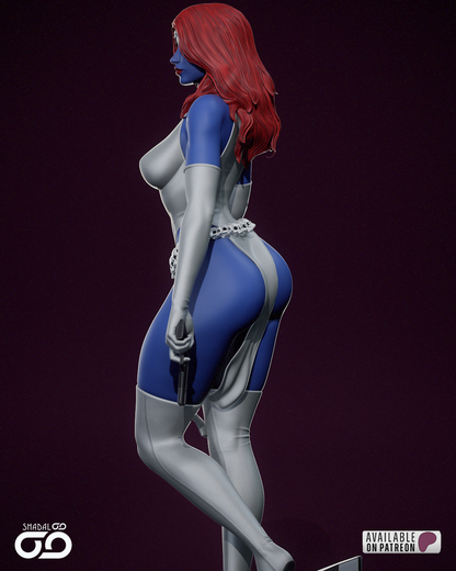 Mystique Figure – 12K Ultra Detail | Hand-Painted or Unpainted | Multiple Sizes