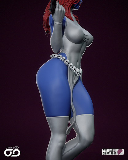 Mystique Figure – 12K Ultra Detail | Hand-Painted or Unpainted | Multiple Sizes