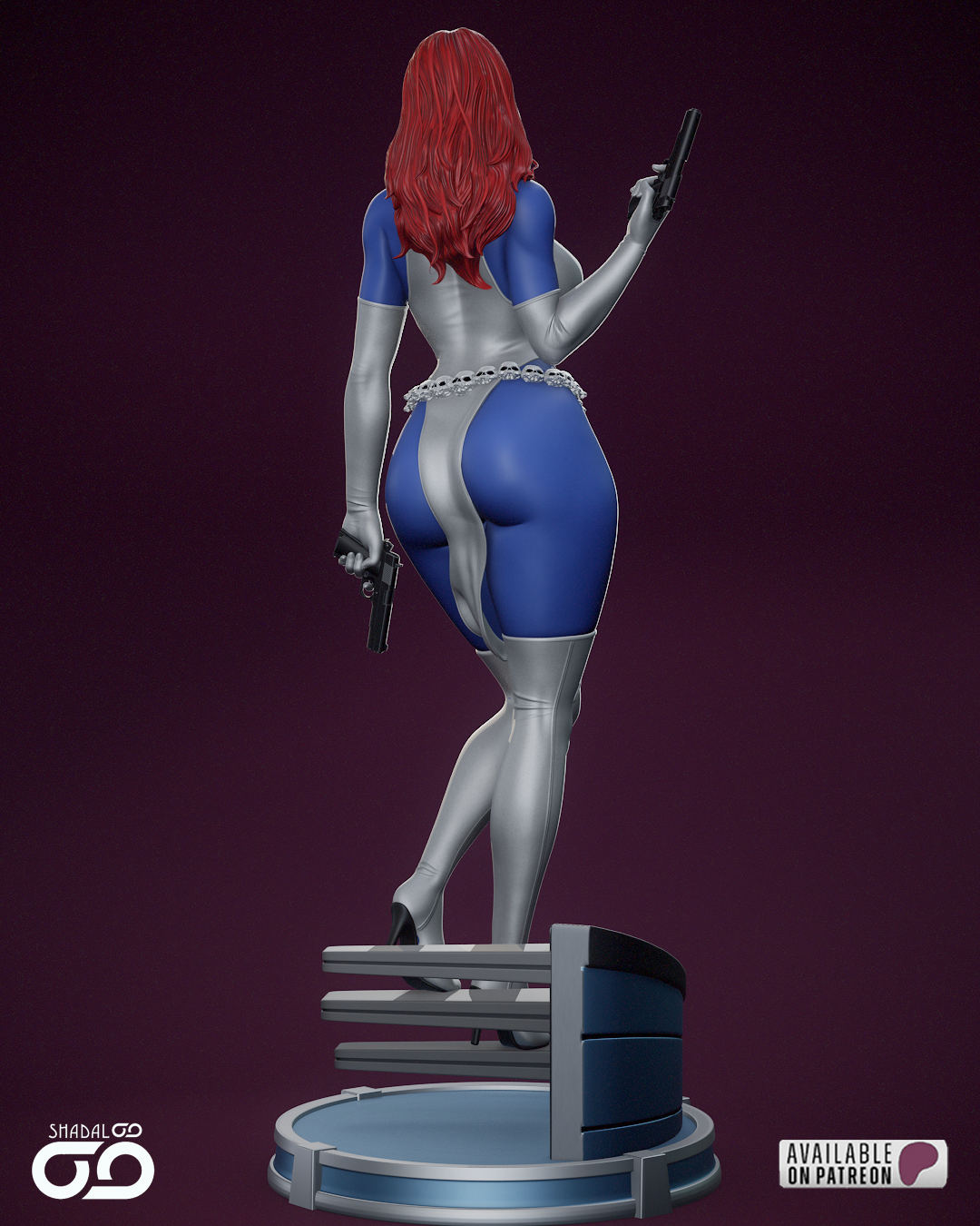 Mystique Figure – 12K Ultra Detail | Hand-Painted or Unpainted | Multiple Sizes