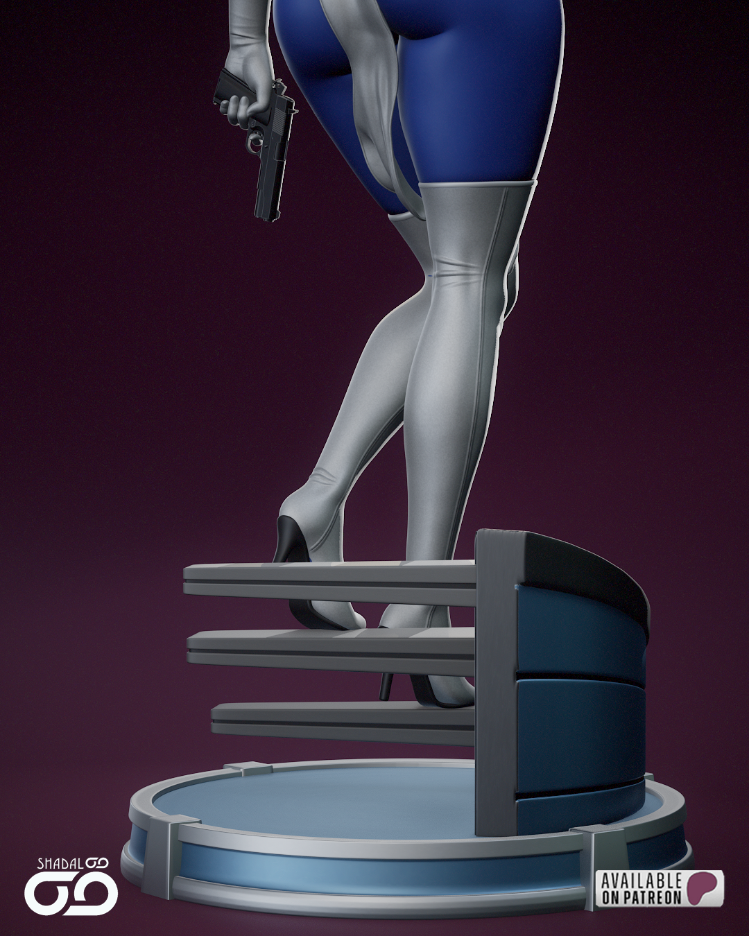 Mystique Figure – 12K Ultra Detail | Hand-Painted or Unpainted | Multiple Sizes