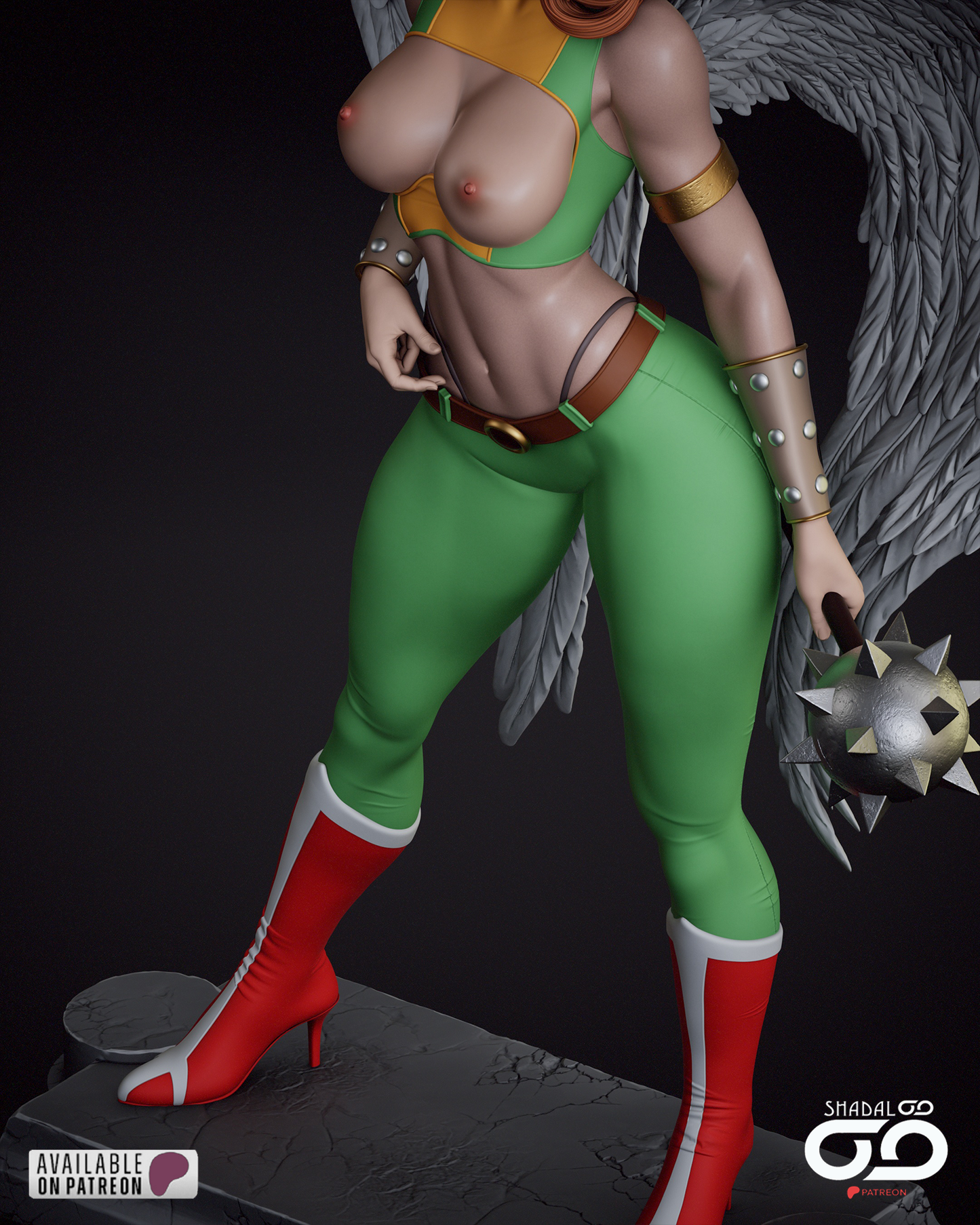 Hawkgirl 1/6 Scale Hand Painted Handmade Collectible Figure Statue
