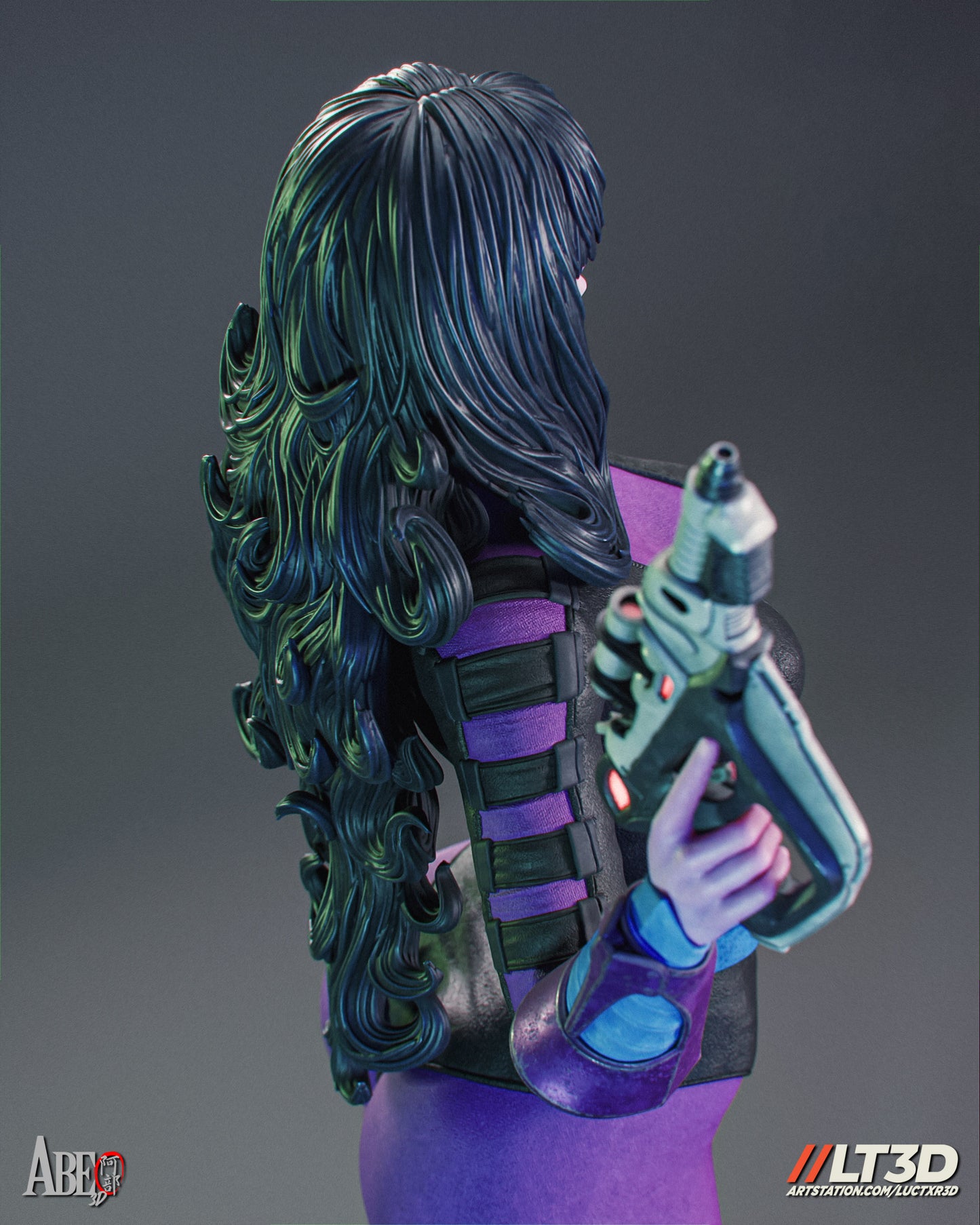 Nebula Resin Figure Handmade Hand Painted Collectible 1/4 1/6 Scale 16K