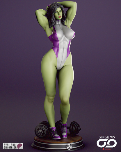 She-Hulk 1/6 Scale Hand Painted Handmade Collectible Figure Statue