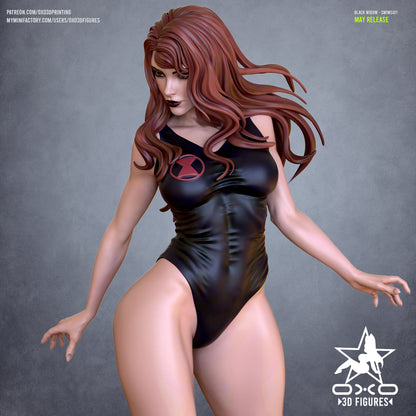 Shadow Hunter Statue | Dark Warrior Sculpture | 12K Resin Figure, DnD Mini, Gothic Art