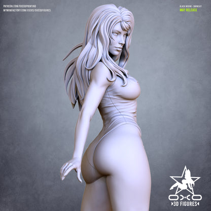 Shadow Hunter Statue | Dark Warrior Sculpture | 12K Resin Figure, DnD Mini, Gothic Art