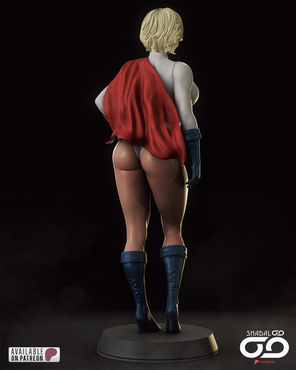 Power Girl 1/6 Scale Hand Painted Handmade Collectible Figure Statue