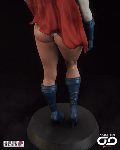 Power Girl 1/6 Scale Hand Painted Handmade Collectible Figure Statue