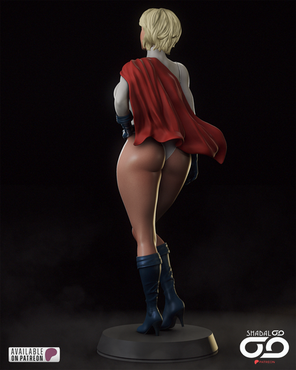 Power Girl 1/6 Scale Hand Painted Handmade Collectible Figure Statue