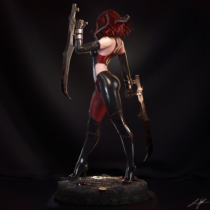 BloodRayne 12K Resin Figure | Hand-Painted & Unpainted Options