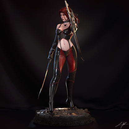 BloodRayne 12K Resin Figure | Hand-Painted & Unpainted Options