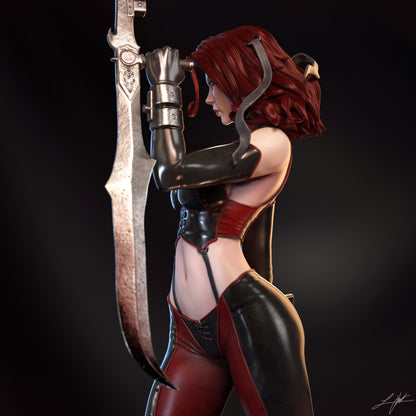 BloodRayne 12K Resin Figure | Hand-Painted & Unpainted Options