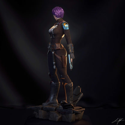 Sabine Wren Resin Figure Handmade Hand Painted Collectible 1/4 1/6 Scale
