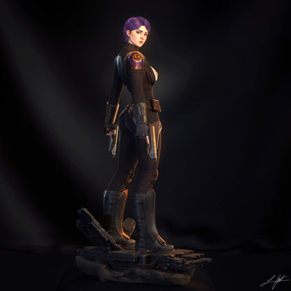 Sabine Wren Resin Figure Handmade Hand Painted Collectible 1/4 1/6 Scale