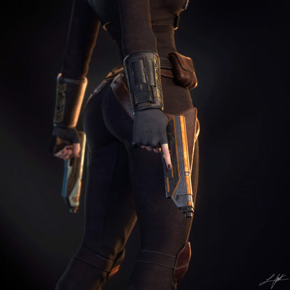 Sabine Wren Resin Figure Handmade Hand Painted Collectible 1/4 1/6 Scale