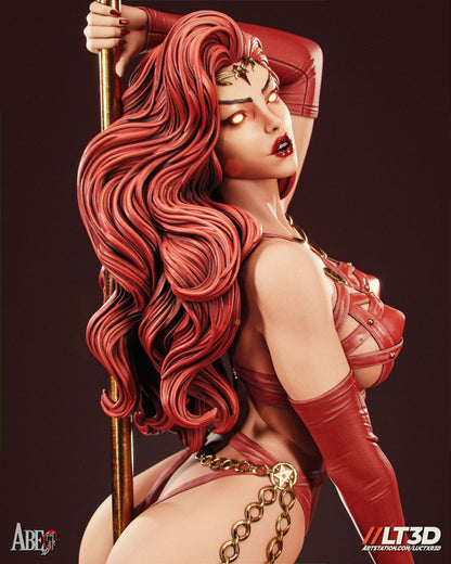 Satana Hellstorm Resin Figure Handmade Hand Painted Collectible 1/4 1/6 Scale 16K 3D Print