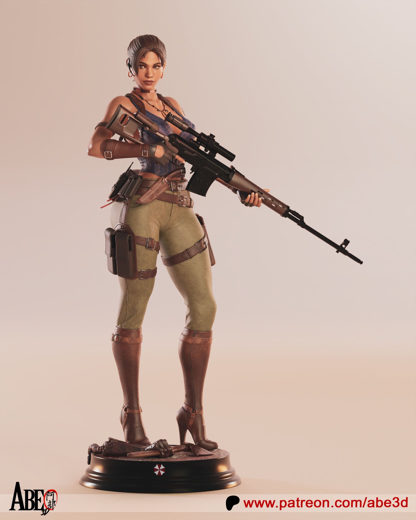 Sabine Wren Resin Figure Handmade Hand Painted Collectible 1/4 1/6 Scale