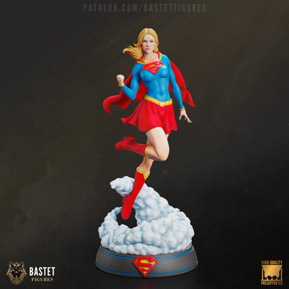 Supergirl – 1–9 Hand Painted | Unique Handmade Art | Demountable | Collectible Figure