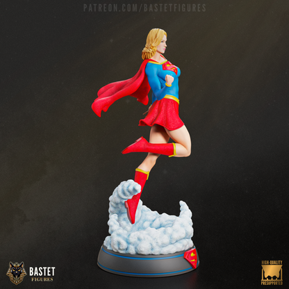Supergirl – 1–9 Hand Painted | Unique Handmade Art | Demountable | Collectible Figure