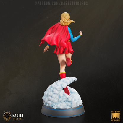 Supergirl – 1–9 Hand Painted | Unique Handmade Art | Demountable | Collectible Figure