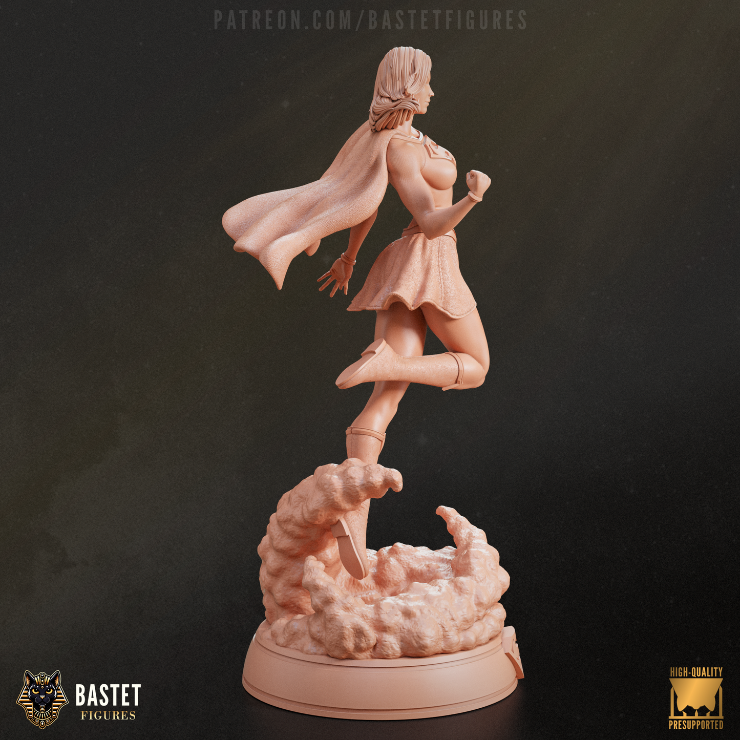 Supergirl – 1–9 Hand Painted | Unique Handmade Art | Demountable | Collectible Figure