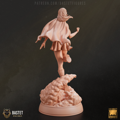 Supergirl – 1–9 Hand Painted | Unique Handmade Art | Demountable | Collectible Figure