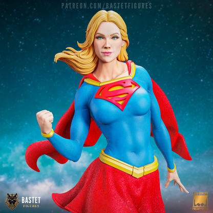 Supergirl – 1–9 Hand Painted | Unique Handmade Art | Demountable | Collectible Figure