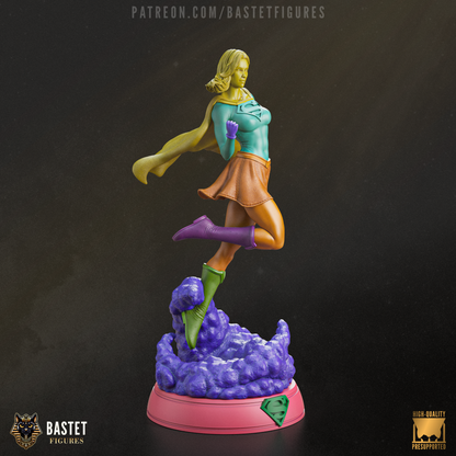 Supergirl – 1–9 Hand Painted | Unique Handmade Art | Demountable | Collectible Figure