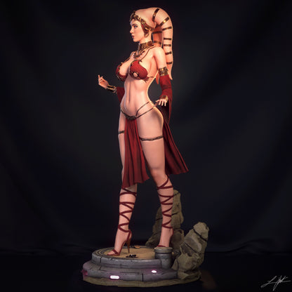 Twi’lek Hostess Figure – 12K Detail | Painted or Unpainted | Multiple Sizes