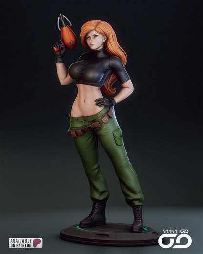 Kim Possible 1/6 Scale Hand Painted Handmade Collectible Figure Statue