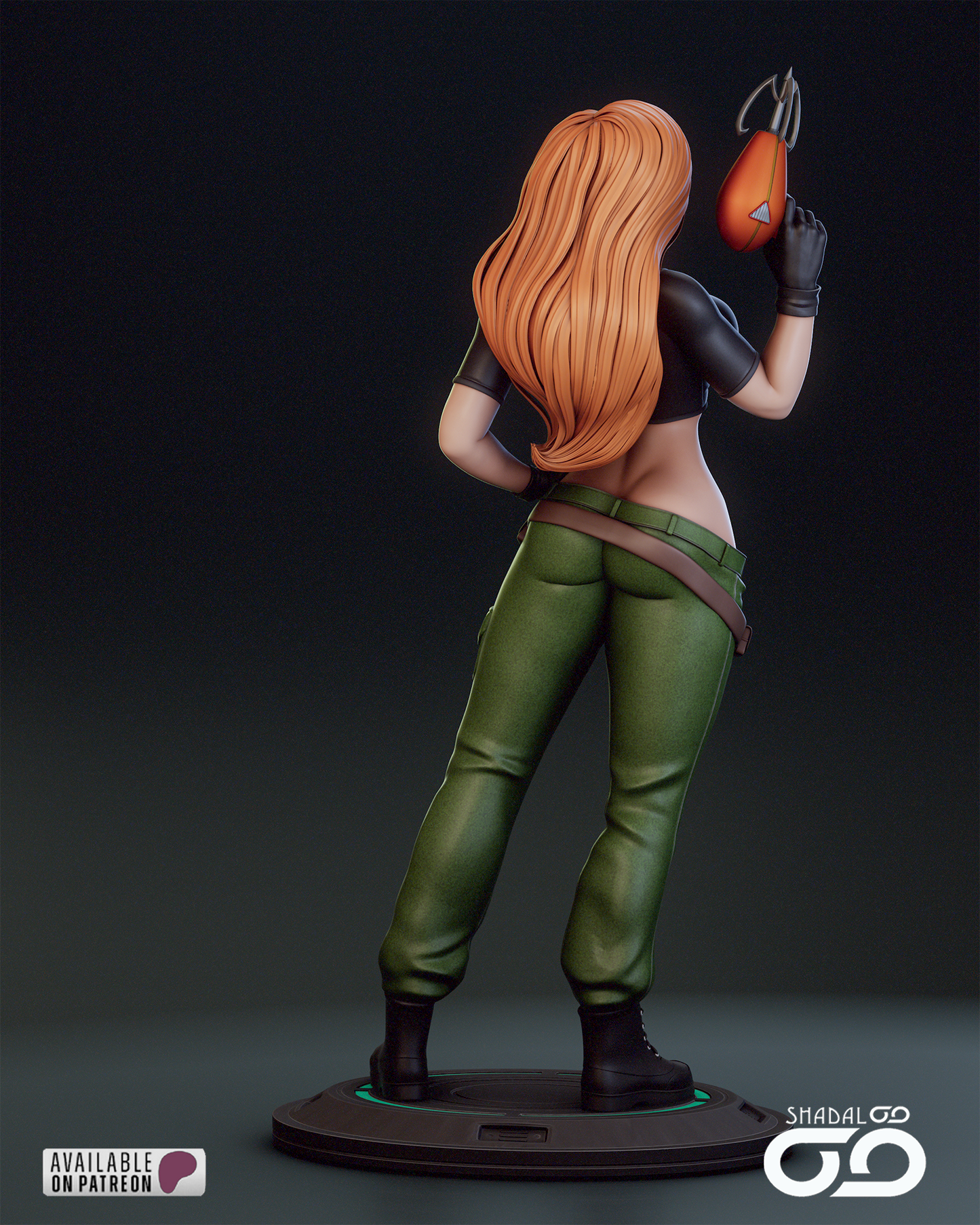 Kim Possible 1/6 Scale Hand Painted Handmade Collectible Figure Statue