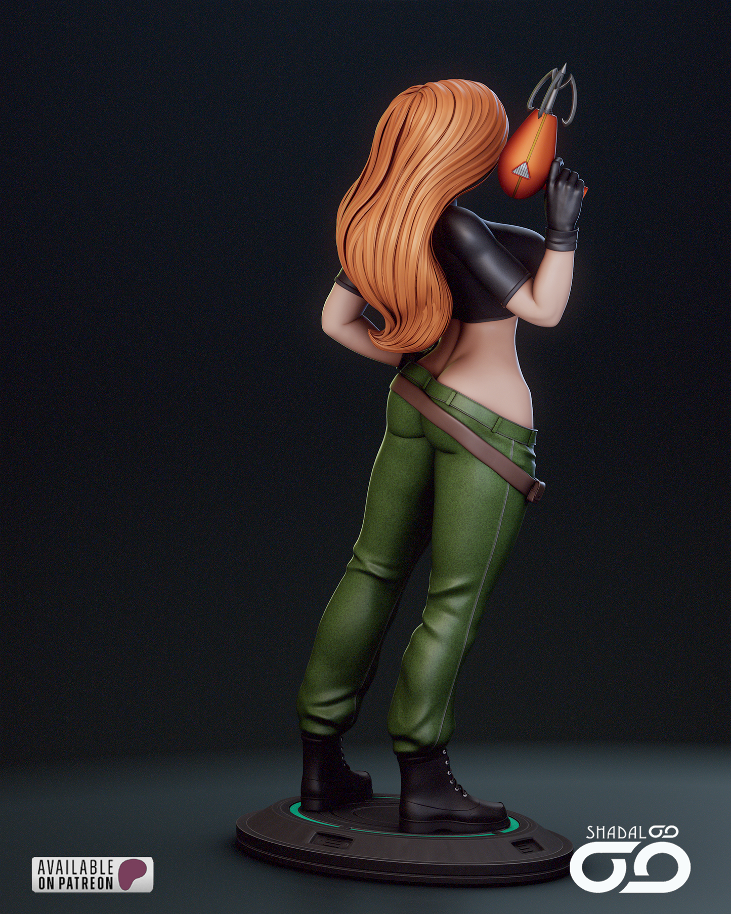 Kim Possible 1/6 Scale Hand Painted Handmade Collectible Figure Statue