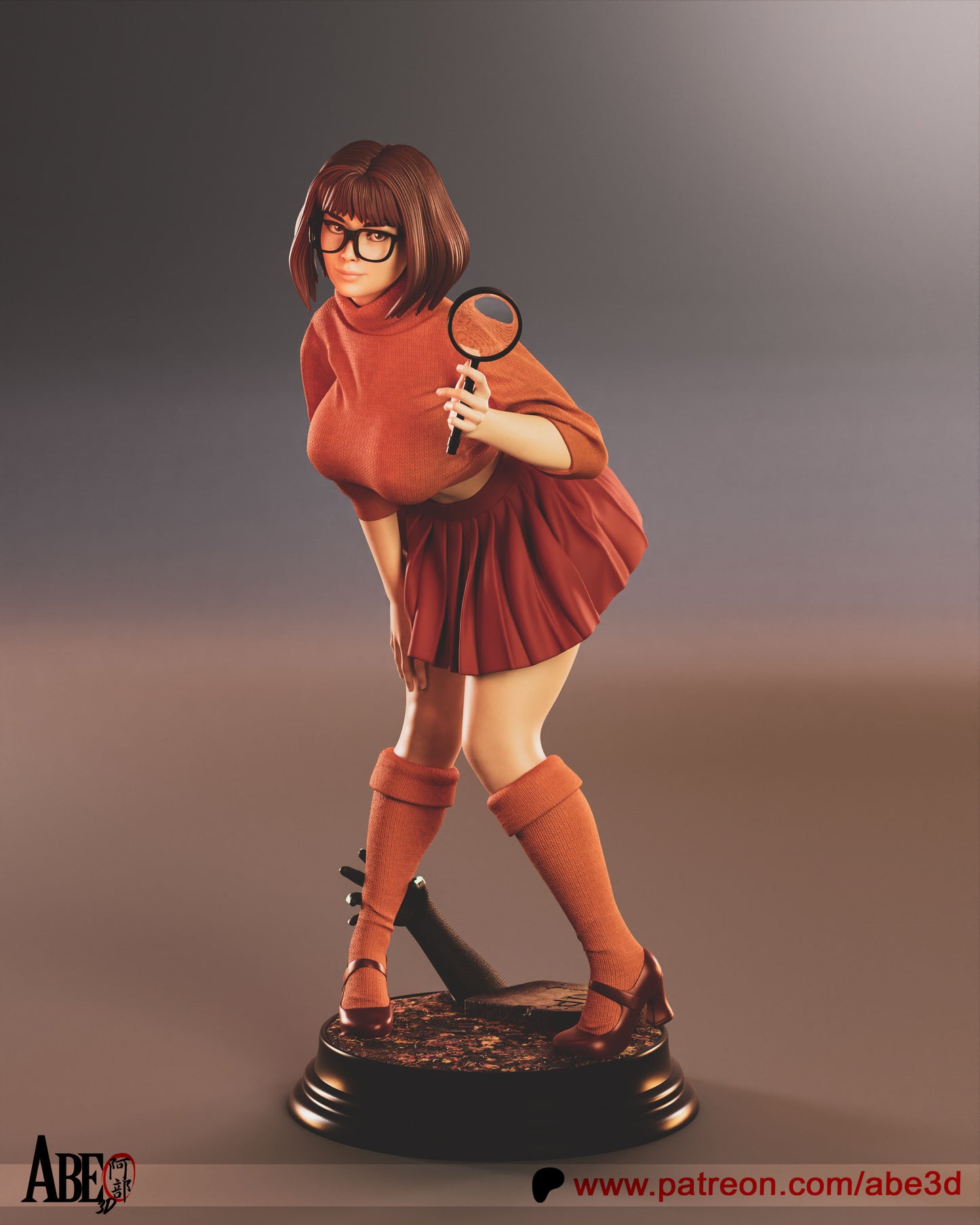 Velma 1/6 Scale Hand Painted Resin Statue Premium Collectible Display Figure