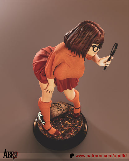 Velma 1/6 Scale Hand Painted Resin Statue Premium Collectible Display Figure