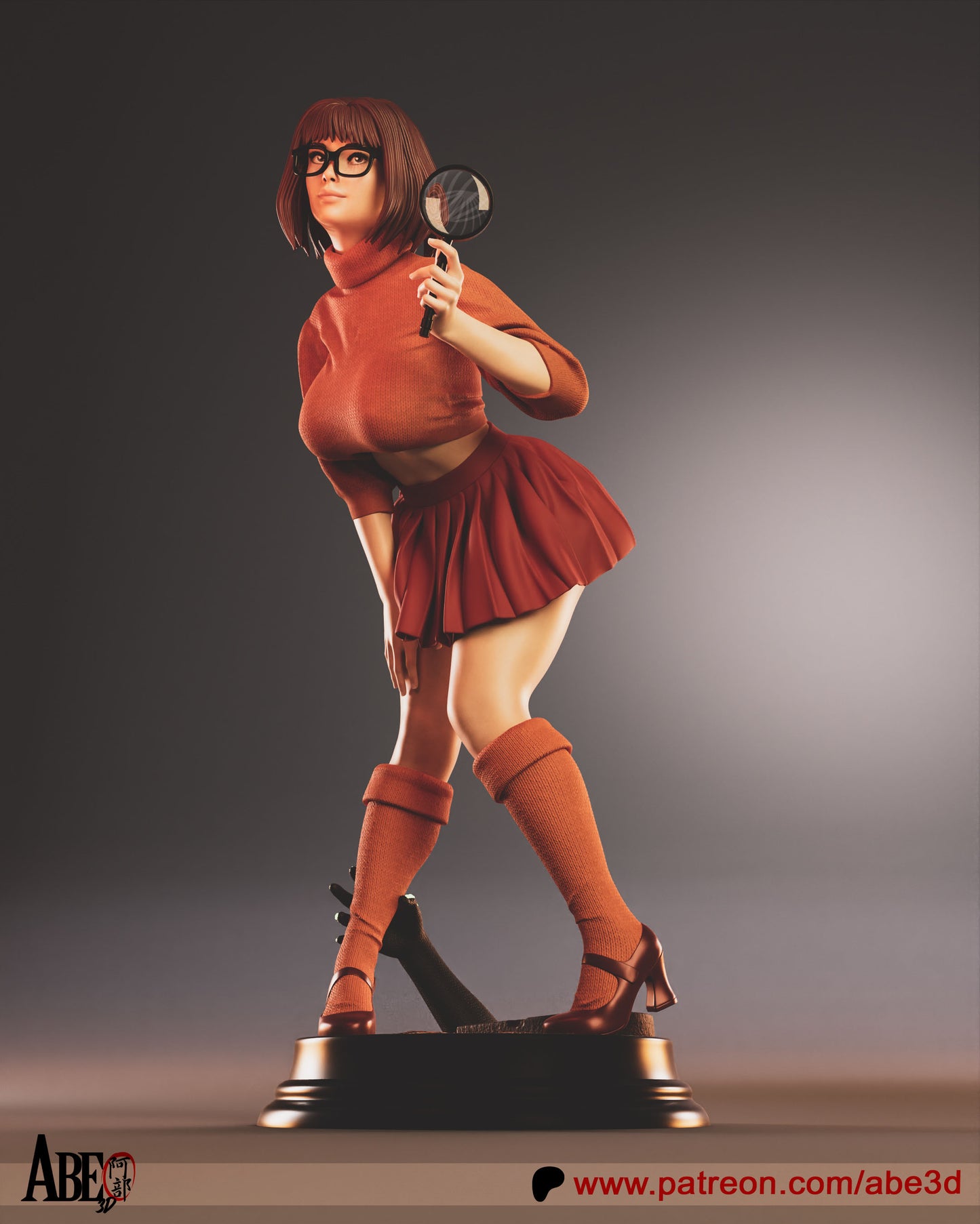Velma 1/6 Scale Hand Painted Resin Statue Premium Collectible Display Figure