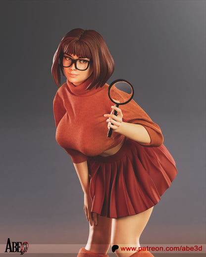 Velma 1/6 Scale Hand Painted Resin Statue Premium Collectible Display Figure