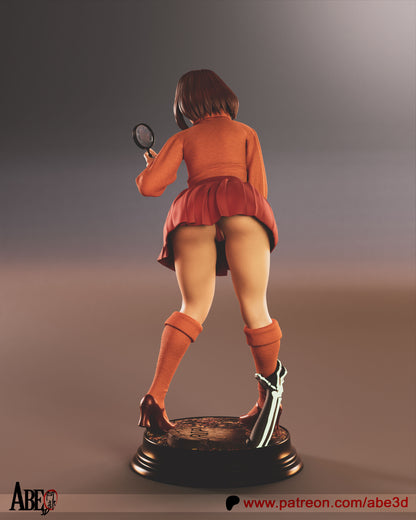 Velma 1/6 Scale Hand Painted Resin Statue Premium Collectible Display Figure