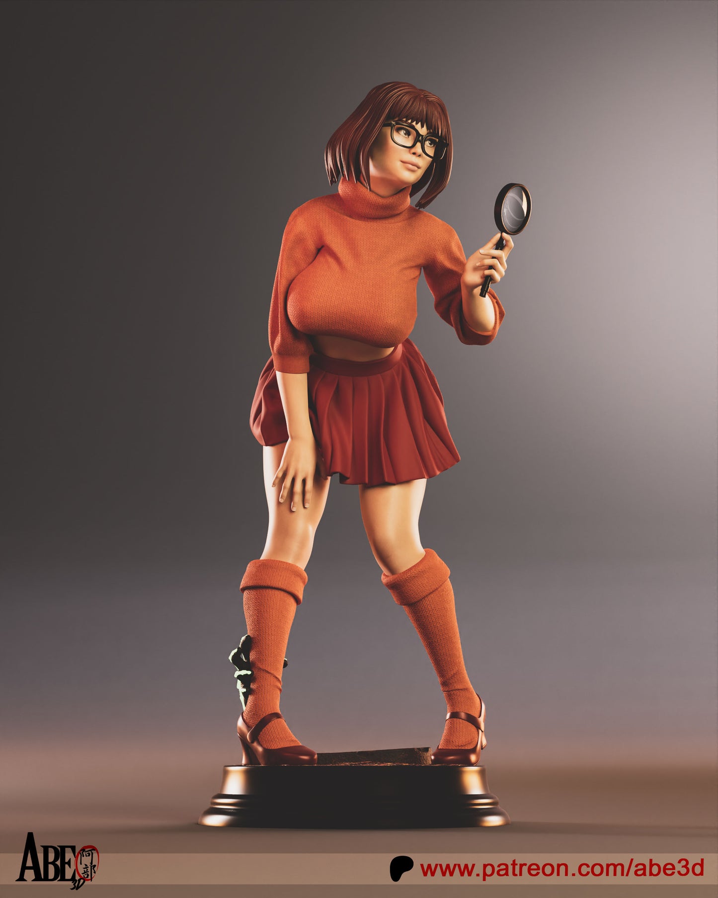 Velma 1/6 Scale Hand Painted Resin Statue Premium Collectible Display Figure