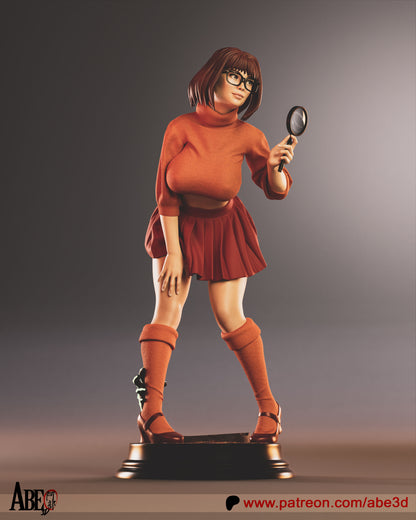 Velma 1/6 Scale Hand Painted Resin Statue Premium Collectible Display Figure