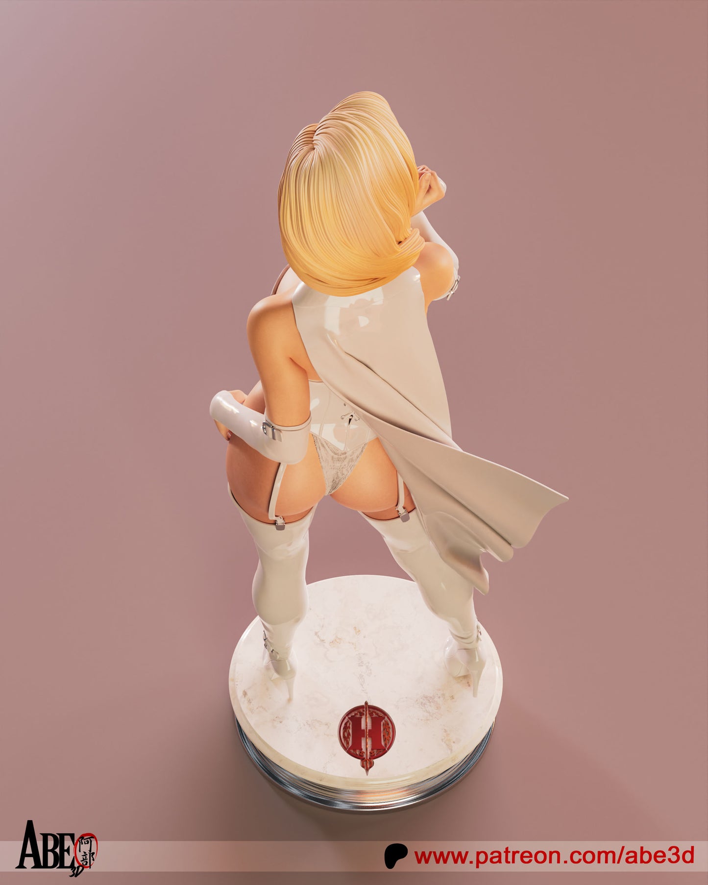 Emma Frost Resin Figure Handmade Hand Painted Collectible 1/4 1/6 Scale 16K 3D Print