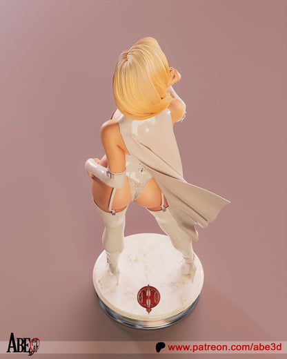 Emma Frost Resin Figure Handmade Hand Painted Collectible 1/4 1/6 Scale 16K 3D Print