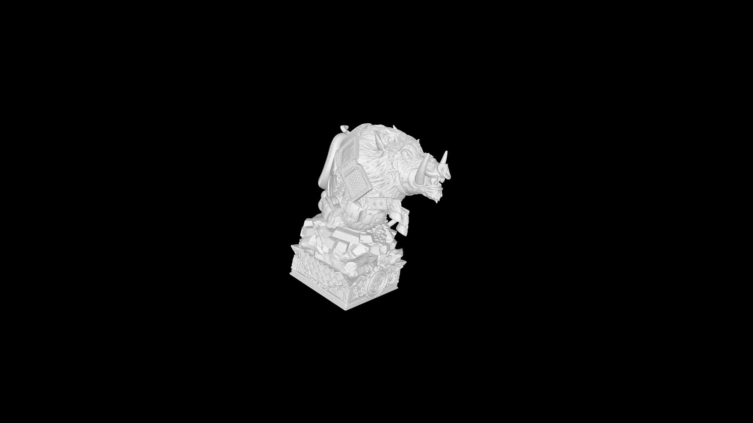 Ancient Dwarves Chess Set: 12K Resin, Ultra High Detail, DIY Unpainted
