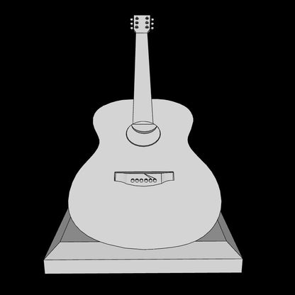 Guitar Birdhouse STL File: 3D Printer Digital Download