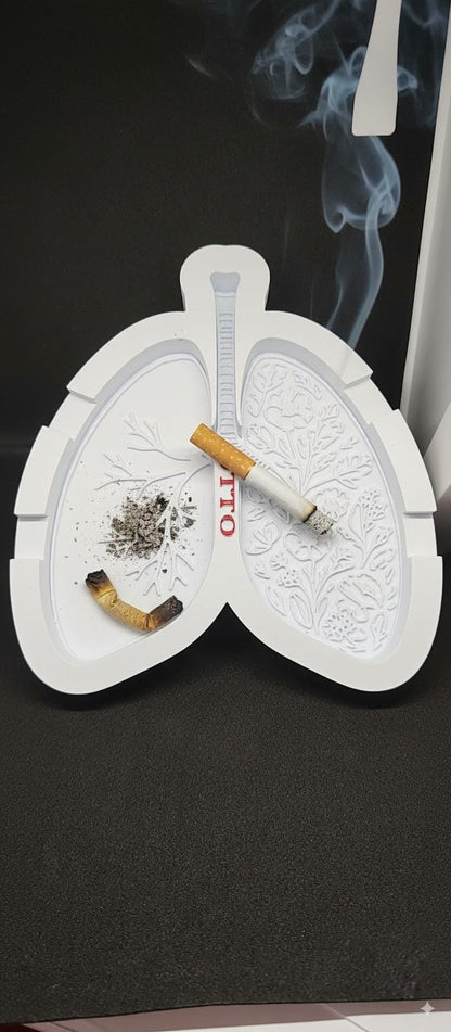 Quit Smoking Lung Ashtray | Stop Smoking Motivation Gift + Free E-book