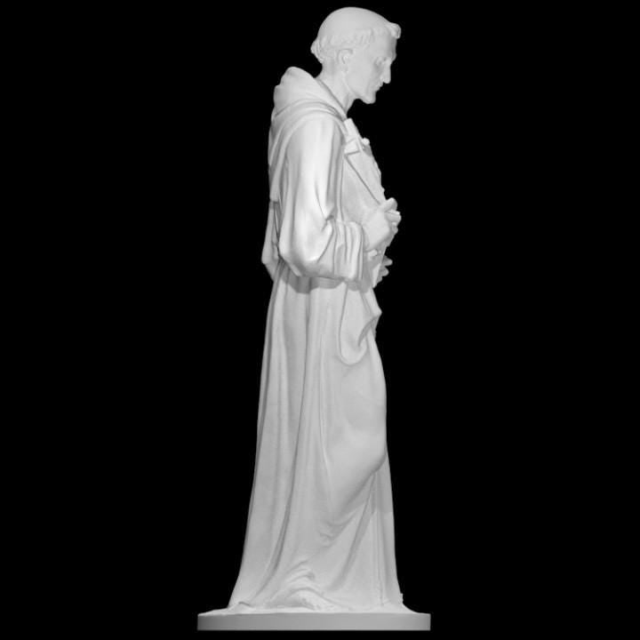 St. Francis of Assisi Sculpture: 12K Resin Christian Art